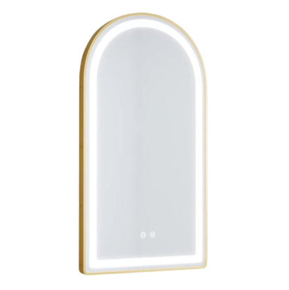 ARC - 24" x 38" Framed Illuminating Mirror - Gold