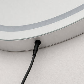 LOOP - Battery Powered 24” dia. Illuminating Mirror