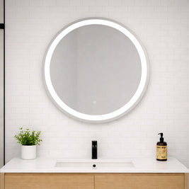 LOOP - Battery Powered 24” dia. Illuminating Mirror