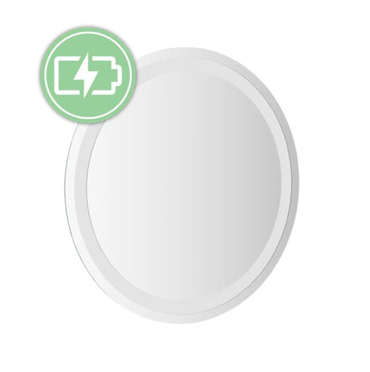 LOOP - Battery Powered 27.5” dia. Illuminating Mirror