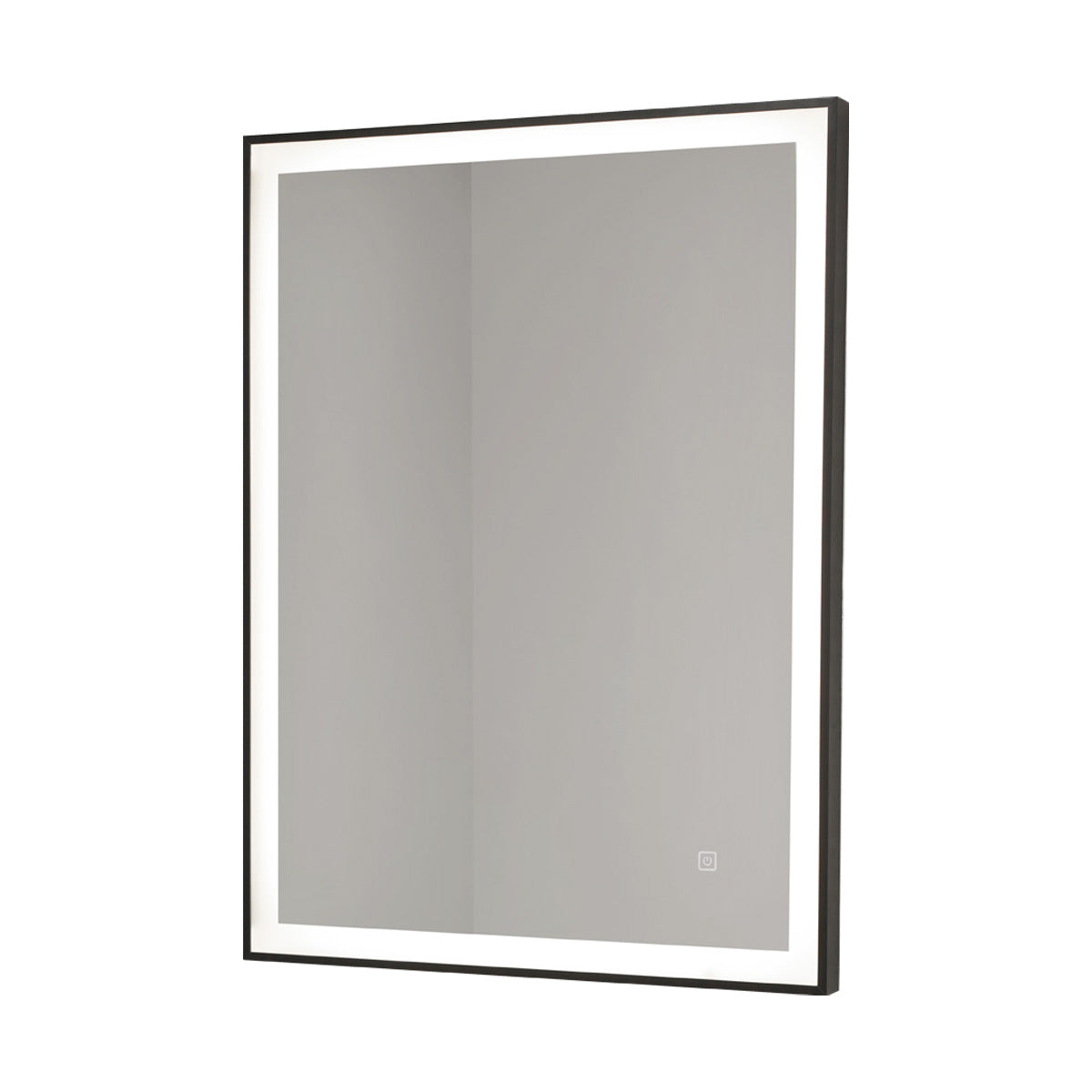 LUMï - Battery Powered 24” x 32” Framed Illuminating Mirror - Black