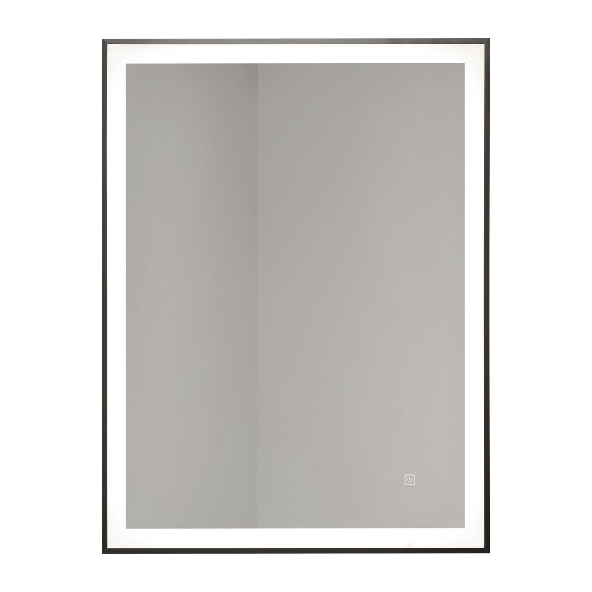 LUMï - Battery Powered 24” x 32” Framed Illuminating Mirror - Black